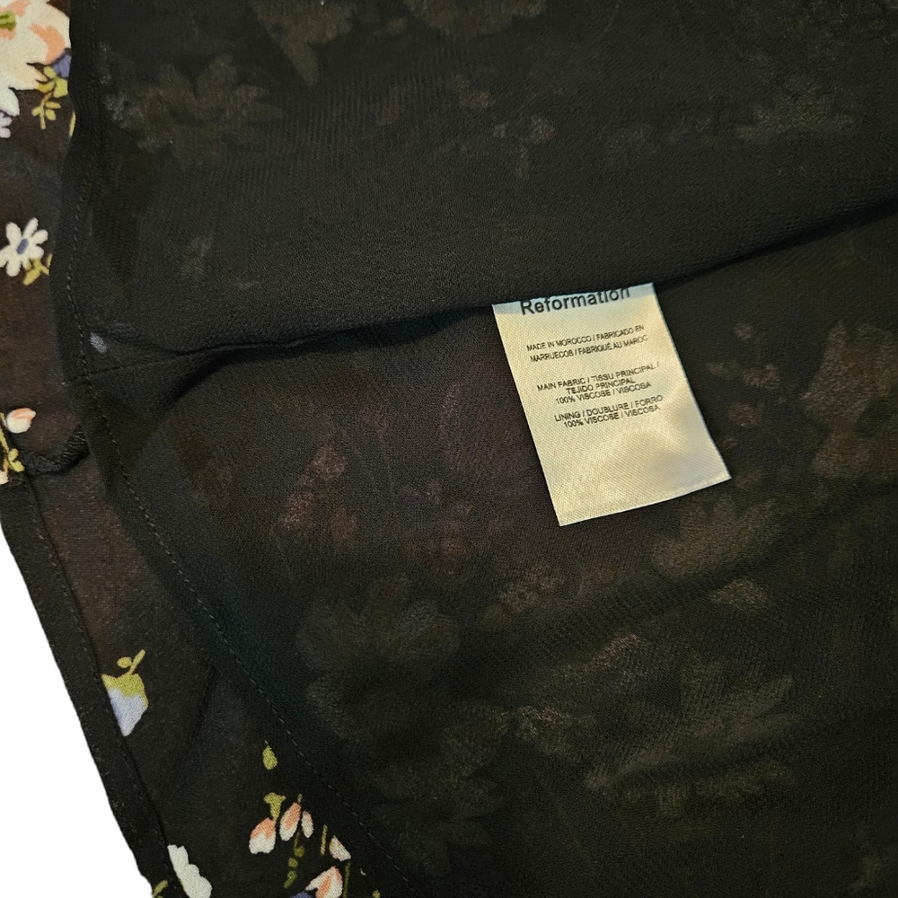 Reformation Besse Dress In Coronet - Picture 7 of 9